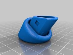 Optimized Feets For Three Legged Stool From Walkstool 3D Printer Model