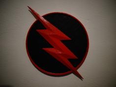 Reverse Flash CW Logo (fixed) 3D Printer Model