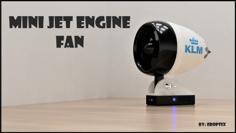 Mini Jet Engine Fan 3D Printer Model