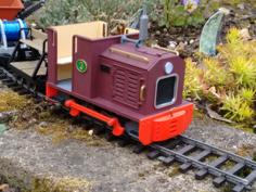 Narrow Gauge (32mm) Diesel Loco With Working Motion 3D Printer Model