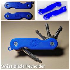 Swiss Blade Keyholder 3D Printer Model