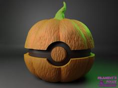 Pumpkin Pokeball 3D Printer Model