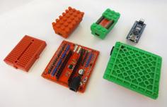 Arduino Not-Lego Mount & Robotics Accessories 3D Printer Model