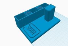 Glock Stand With Logos 3D Printer Model