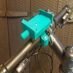 Bicycle Universal Phone Holder (Parametric) 3D Printer Model