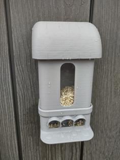 Bird Feeder With Level Window And Removable Ports 3D Printer Model