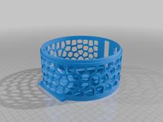 Pouched Pill Box With Screw Lid 3D Printer Model