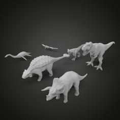 Dino Pack 3D Printer Model