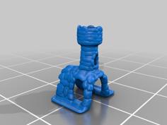 Sunken Aquarium Castle 3D Printer Model