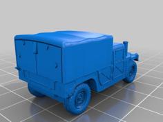 HMMWV Cargo With Canvas Cover 3D Printer Model