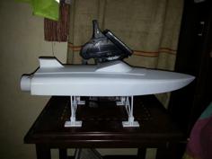 TURBO JET BOAT 4500 3D Printer Model