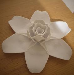 Table Rose 3D Printer Model