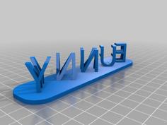 Dual Letter Illusion With Tinkercad 3D Printer Model