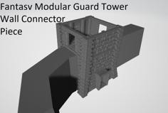 Fantasy Modular Guard Tower 3D Printer Model