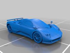 Pagani Zonda F 3D Printer Model