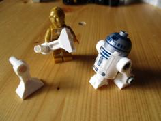 Improved R2-D2 Minifig Legs 3D Printer Model