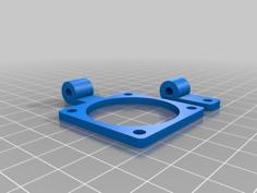 Customizable Fan Mounting Bracket 3D Printer Model