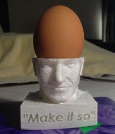 Jean-Luc Picard Egg Cup 3D Printer Model