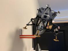 Lego Lunar Lander Wall Mount 3D Printer Model