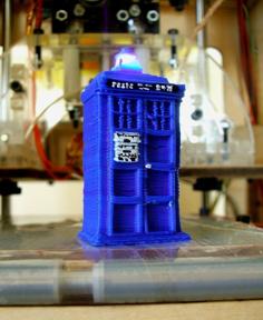 LED Micro-TARDIS 3D Printer Model