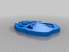 “From Your Paw Print To Mine” (bear Paw, Gift) 3D Printer Model