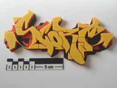 “Score” By Causeturk – Graffitti 3D Printer Model