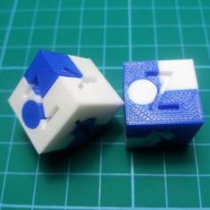 Calibration Cube (DUAL EXTRUDER) 3D Printer Model