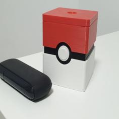 Pokeball Ashtray For IQOS 3D Printer Model