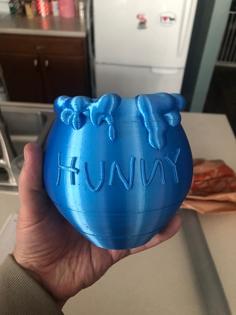 Hunny Pot (Winnie The Pooh Style) 3D Printer Model