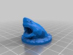 Shark Under Water Attack 3D Printer Model