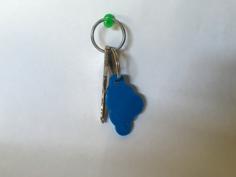 Cloud Keychain 3D Printer Model