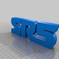 SR5 TOYOTA LOGO 3D Printer Model