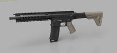 Printable Airsoft AR-15 Gen4 (V4, Aka EVO) 3D Printer Model