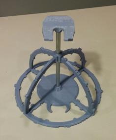 Transformers Unicron Vertical Stand 3D Printer Model