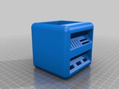 Little Box Pen Holder (Ikea SKÅDIS Remix) 3D Printer Model