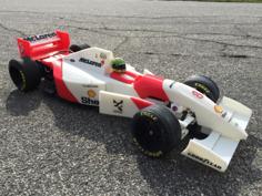 RS-01 Ayrton Senna’s 1993 McLaren MP4/8 Formula 1 RC Car 3D Printer Model