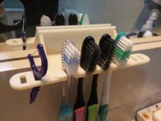 Toothbrush Holder – Parametric 3D Printer Model