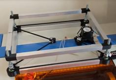 K40 Laser Motorized Z-Bed 3D Printer Model