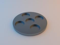 Epic 40k Round Infantry Base (25mm) 3D Printer Model