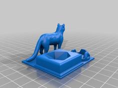 MTG Cat Token D6 + D20 Slots 3D Printer Model