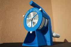 Air Raid Siren – Hand Crank Version 3D Printer Model