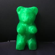 Low Poly Gummy Bear 3D Printer Model