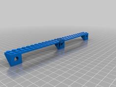 Lego Wall Holder (longer) 3D Printer Model