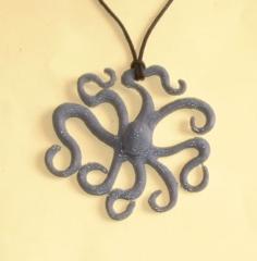 Octopus Pendant 3D Printer Model