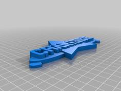 Charisse Nameplate 3D Printer Model