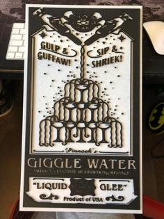 Pinnock’s Giggle Water 3D Printer Model