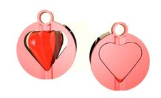 Valentine’s Day Keychain 3D Printer Model