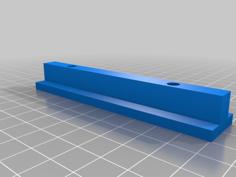 Hanging Storage Under-Shelf Rail 3D Printer Model