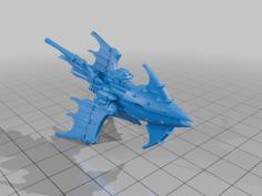 Eldar Void Stalker With Extra Sails 3D Printer Model