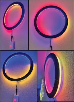 LED Ring Wall Light 3D Printer Model